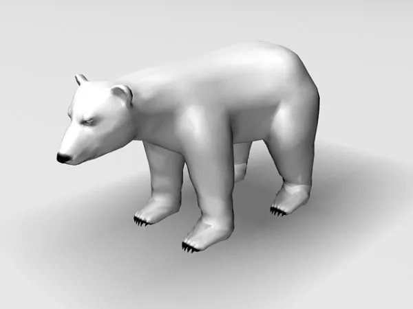 Abandoned Toy Teddy Bear 3d model