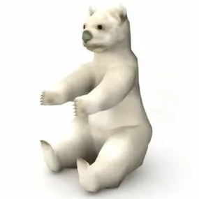 Russia Polar Bear Animal 3d model