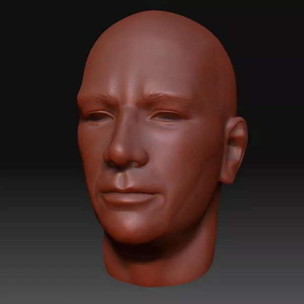 Funny Face Man Character 3d model