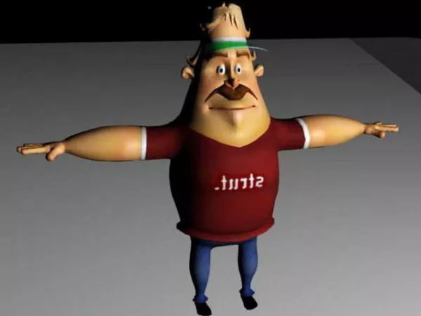 Rigged Cartoon Man Character 3d model Rigged Cartoon Man Character 3d model