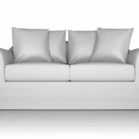 2 Seat Sofa Modern Fabric 3d model