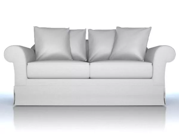 2 Seat Sofa Modern Fabric 3d model 2 Seat Sofa Modern Fabric 3d model