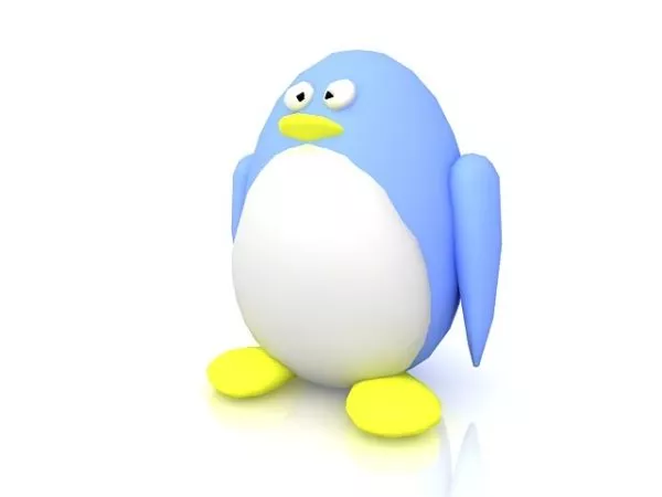 Cartoon Penguin Toy 3d model Cartoon Penguin Toy 3d model