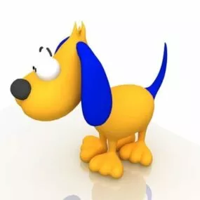 Cartoon Dog Toy 3d model