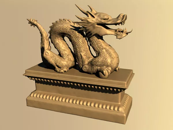 Fire Dragon Animal 3d model