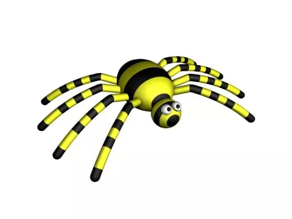 Cartoon Spider Toy 3d model Cartoon Spider Toy 3d model