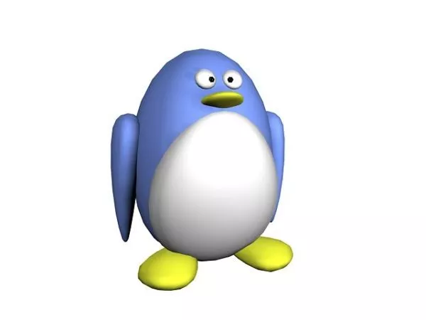 Cartoon Penguin Toy 3d model Cartoon Penguin Toy 3d model