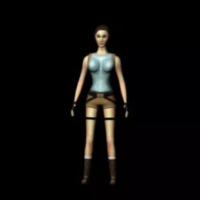 Tomb Raider Lara Croft Character 3d model