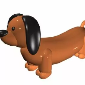 Cartoon Dog Toy 3d model
