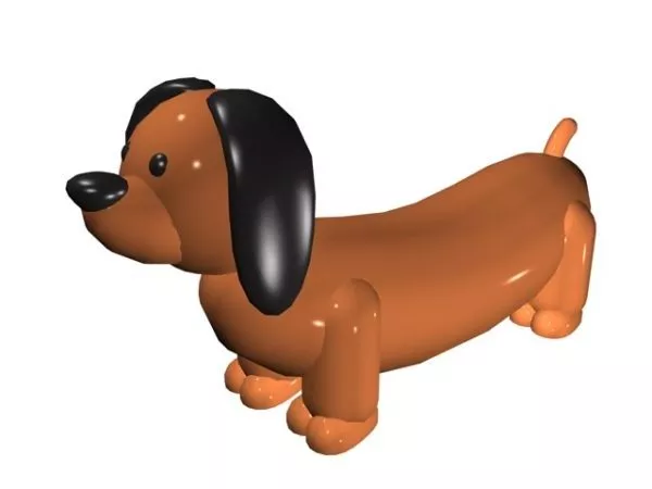 Doberman Pinscher Realistic Dog 3d model