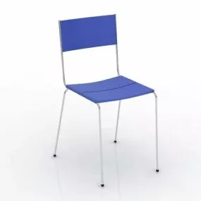 Stackable Restaurant Chair Furniture 3d model