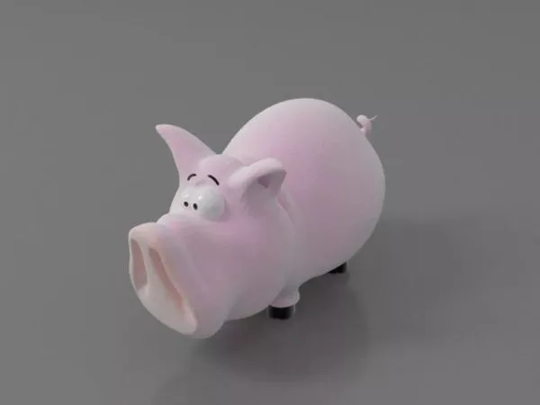 Character Cartoon Pig 3d model Character Cartoon Pig 3d model