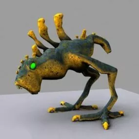 Cartoon Monster Character 3d model