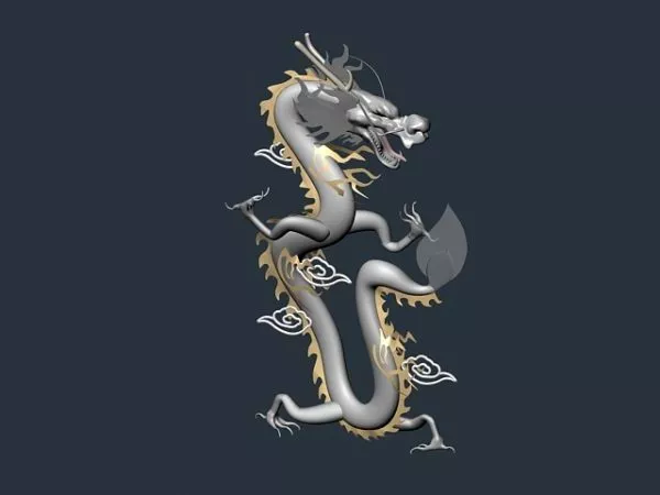 Vintage Chinese Dragon 3d model Vintage Chinese Dragon 3d model