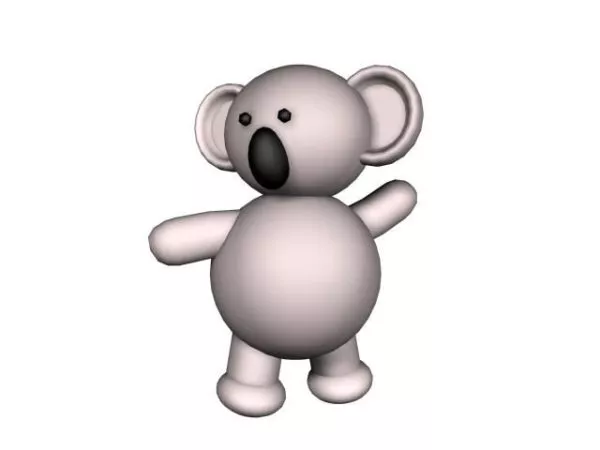 Toy Cute Cartoon Bear 3d model Toy Cute Cartoon Bear 3d model