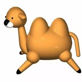 Toy Cartoon Camel 3d model