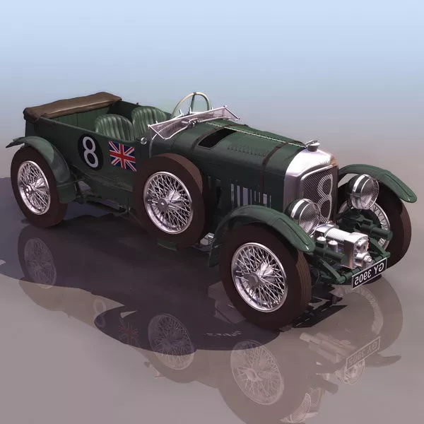 Bentley Coupe Car 1949 3d model