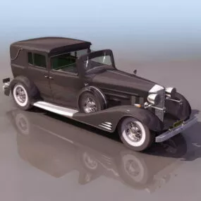 1929 Cadillac 3d model