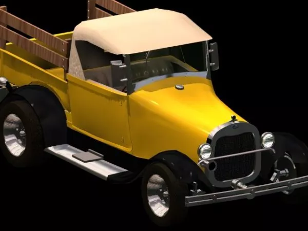 1929 Ford Pickup 3d model 1929 Ford Pickup 3d model
