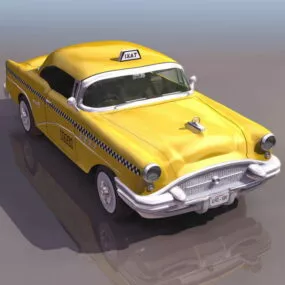 1940s Buick Taxi 3d model