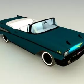 1956 Chevrolet Convertible 3d model