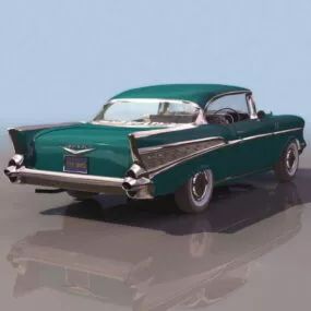 1957 Chevrolet 2-door Hardtop 3d model