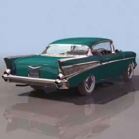 1957 Chevrolet 210 2-door Sedan 3d model