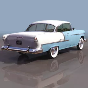 1958 Chevrolet Bel Air Coupe 3d model