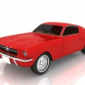 1965 Ford Mustang Fastback 3d model
