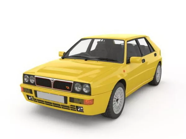 1982 Lancia Delta 3d model 1982 Lancia Delta 3d model