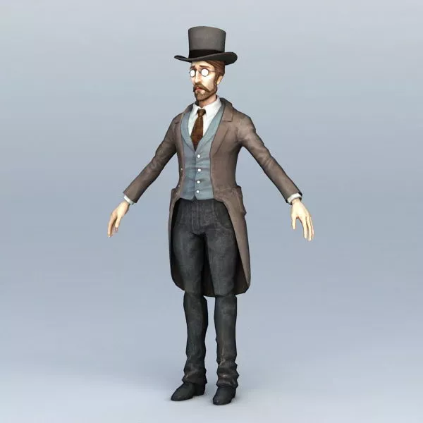 Female Doctor 3d model