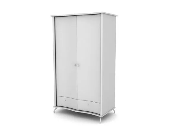 Bedroom Corner Wardrobe Modex 3d model