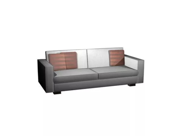 2 Seater Sofa Settee 3d model 2 Seater Sofa Settee 3d model