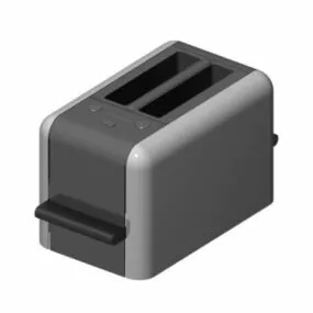 2 Slices Slots Toaster 3d model