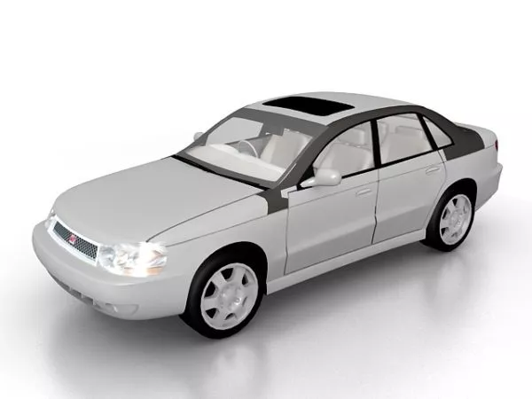 2003 Saturn Sedan 3d model 2003 Saturn Sedan 3d model