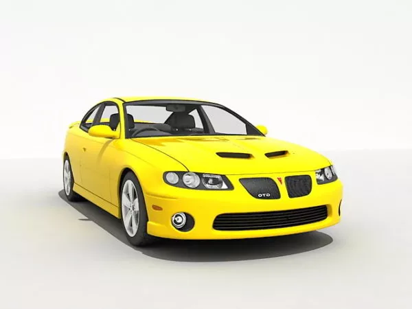 2005 Pontiac Gto 3d model 2005 Pontiac Gto 3d model