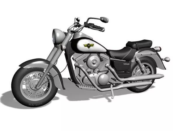 2008 Kawasaki Vulcan 1500 Classic 3d model 2008 Kawasaki Vulcan 1500 Classic 3d model