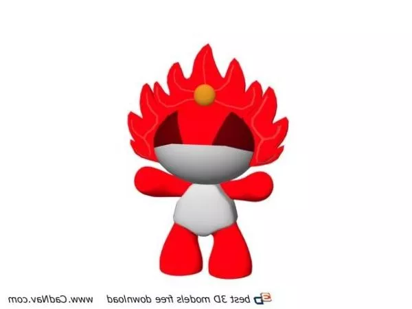 2008 Olympic Mascot Toys 3d model 2008 Olympic Mascot Toys 3d model