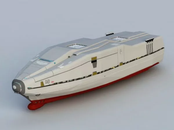 2012 Movie Ark Ship 3d model 2012 Movie Ark Ship 3d model