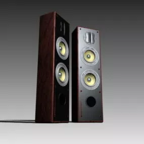 3 Way Speaker System 3d model