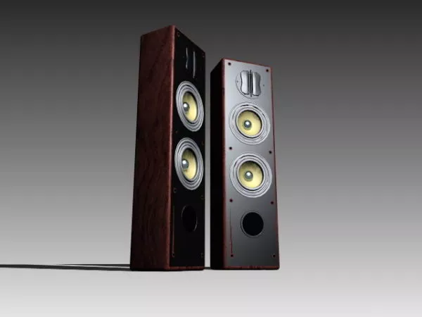 Boombox Audio Player 3d model
