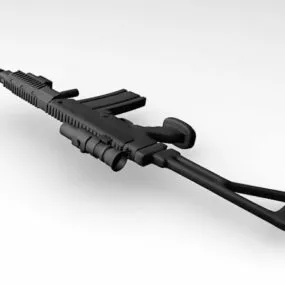 308 Battle Rifle 3d model