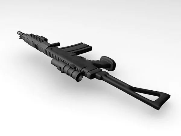 Qjb95 Rifle Weapon 3d model