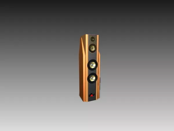 4-way Speaker Box 3d model 4-way Speaker Box 3d model