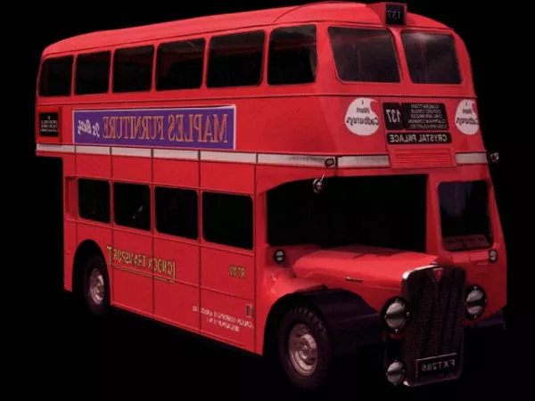 Aec Renown Double-decker Bus 3d model Aec Renown Double-decker Bus 3d model