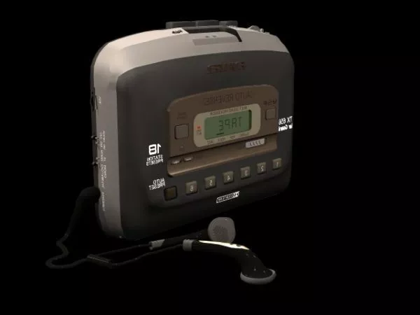 Aiwa Walkman 3d model Aiwa Walkman 3d model