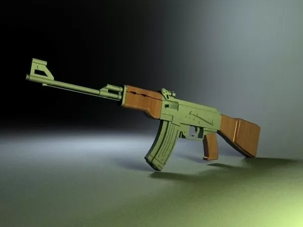 Soviet Ak47 Type 2 3d model