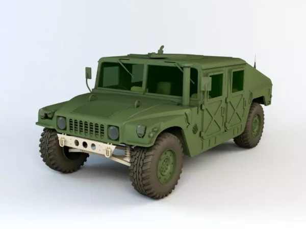 Am General Humvee 3d model Am General Humvee 3d model