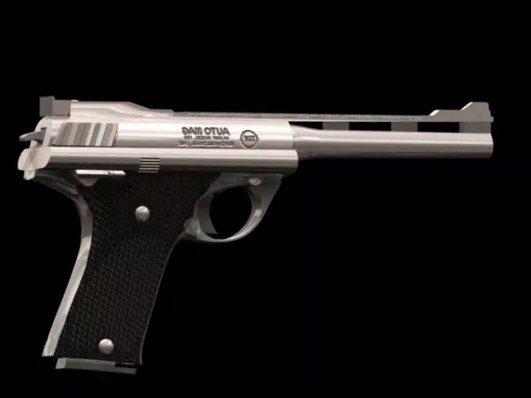 Amt Automag Iii Handgun 3d model Amt Automag Iii Handgun 3d model