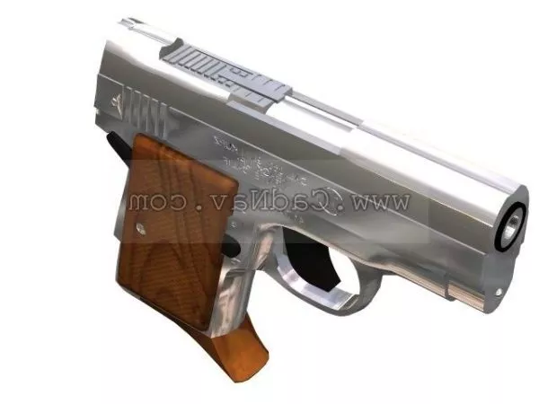 Amt Pistol 3d model Amt Pistol 3d model